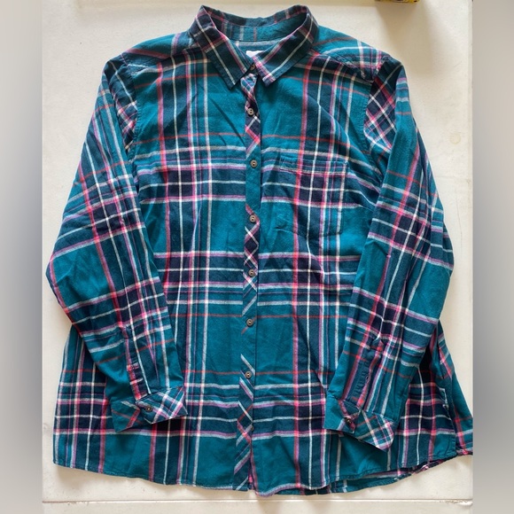 Like New Sonoma Multicolored Button Down Flannel SZ 2X - Picture 1 of 4